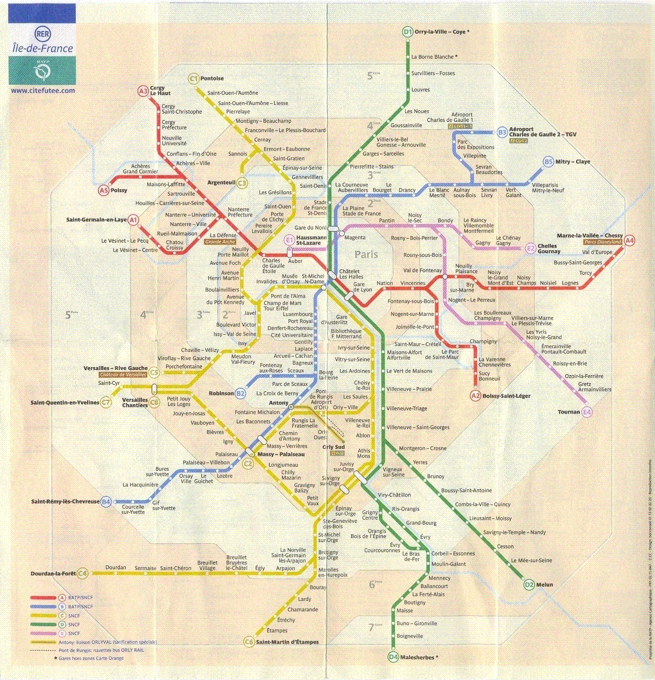 Plan De Metro Or Rer Subway Application